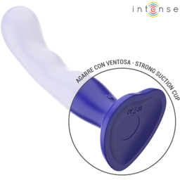 Obsenza - INTENSE Shorty Vibrator mit Saugnapf und Fernbedienung für intensive Stimulation - Blau - Image 1