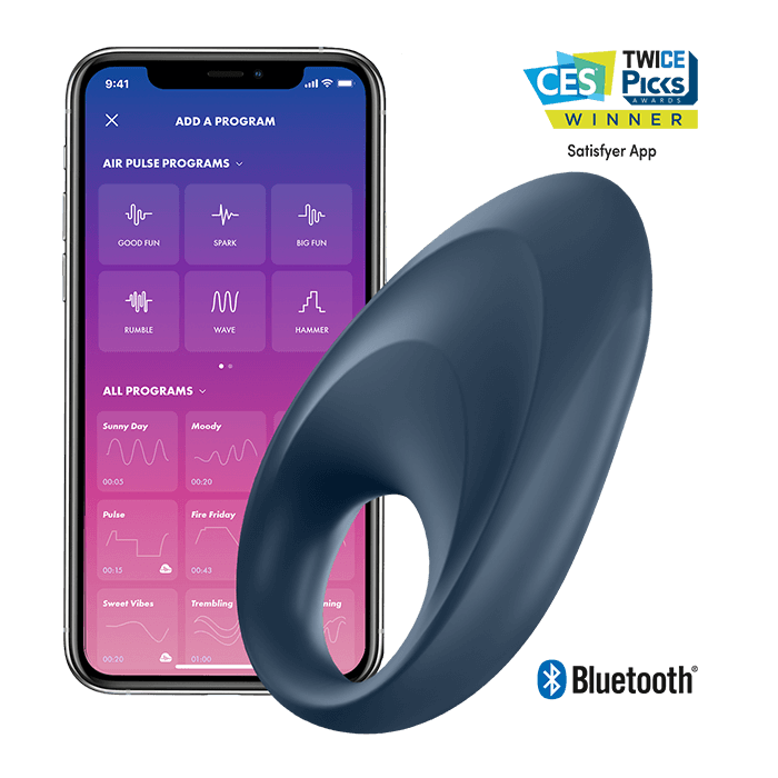 Obsenza - Vibromasseur Connecté Mighty avec Application Satisfyer - Image 1