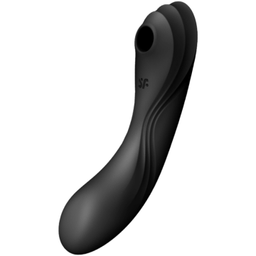 Obsenza - Satisfyer Curvy Trinity 4 Air Pulse Vibrator for Versatile Pleasure - Black - Image 1