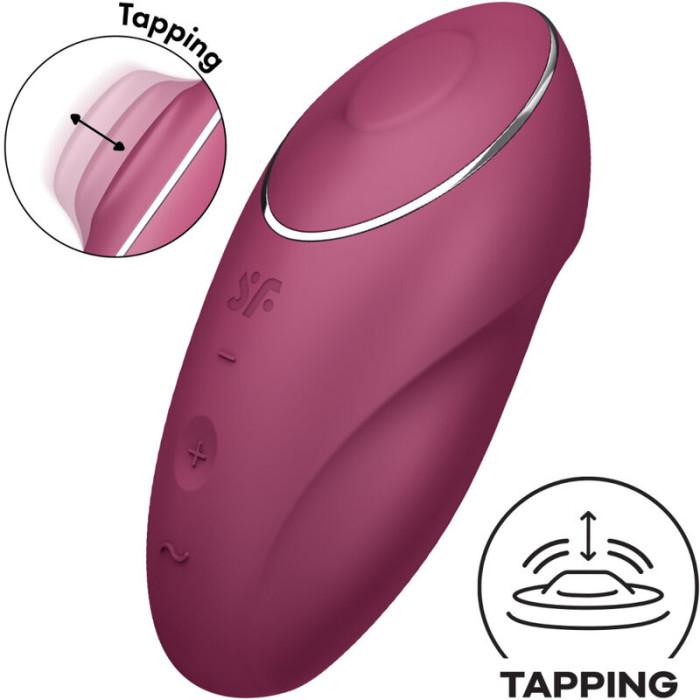Obsenza - Satisfyer Tap & Climax 1 Vibratore Lay-On per Piacere Intenso - Image 1