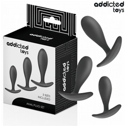Obsenza - Set of 3 anal plug silicone model 2 - Image 1