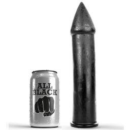 Obsenza - Dildo All Black de 24 cm para Placer y Estimulación Intensa - Negro - Image 1