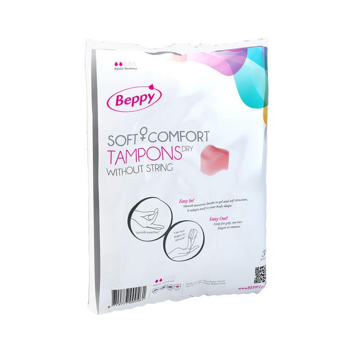 Obsenza - Beppy Soft-Comfort Tampões Secos 30 Unidades para Proteção e Discrição - Image 1
