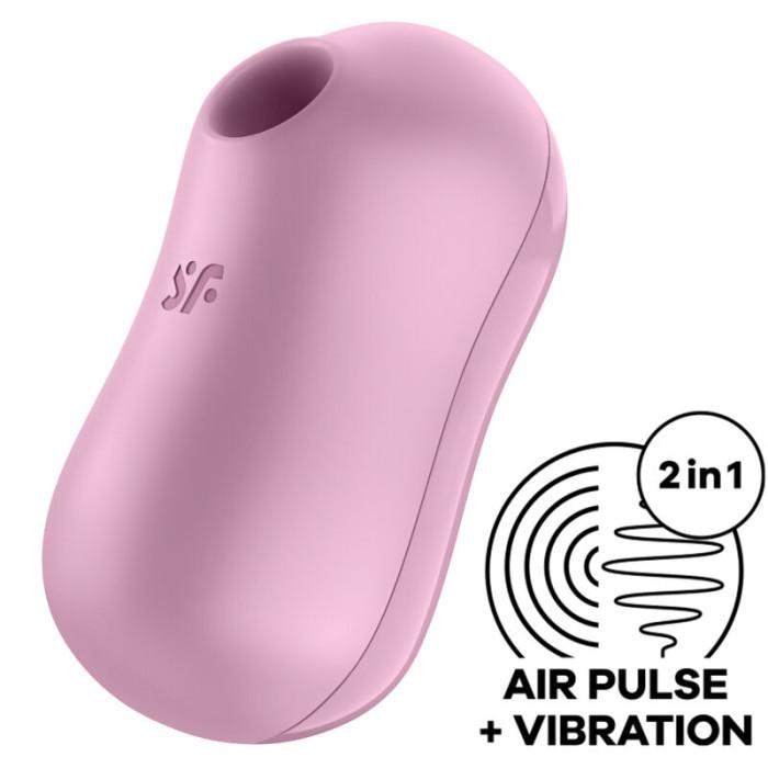 Obsenza - Satisfyer Cotton Candy Air Pulse Stimulator & Vibrator for Clitoral Pleasure - Image 1