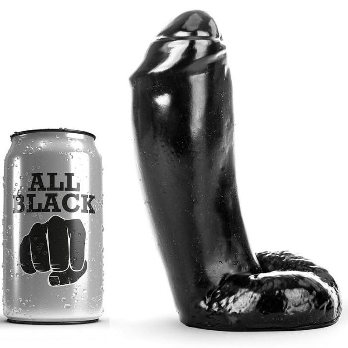 Obsenza - Dildo Realístico de 18 cm para Placer Sensual y Comodidad - Negro - Image 1