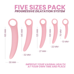 Obsenza - Dilatateurs en Silicone Intimichic 5 pièces pour la rééducation vaginale - Image 1