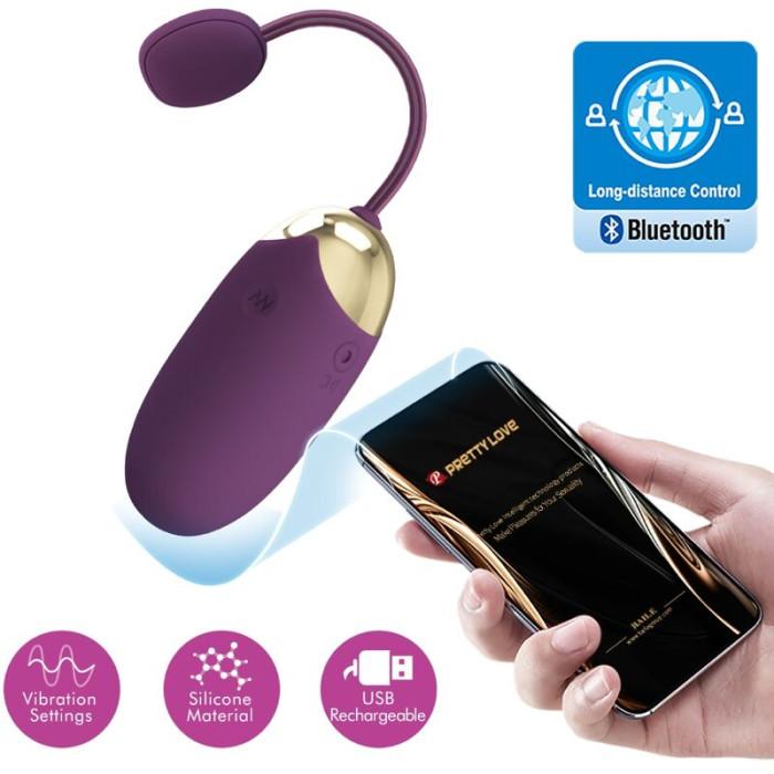 Obsenza - Abner App Lila - Huevo Vibrador Control Remoto para Placer en Pareja - Lila - Image 1