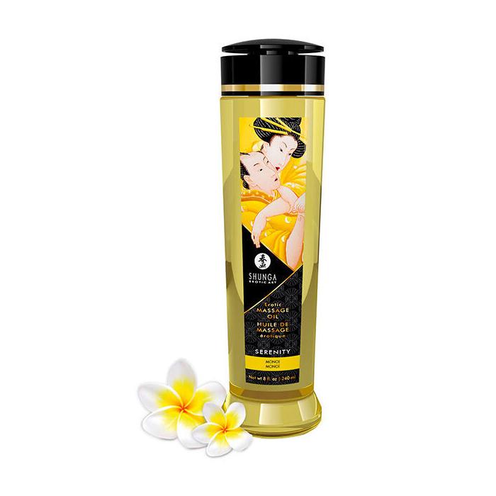 Obsenza - Olio da Massaggio Erotico Serenità di Shunga per Sensualità e Relax - 240ml - Image 1