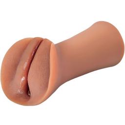 Obsenza - Slippery Slit Silicone Stroker Caramel for Realistic Pleasure - Image 1