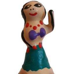 Obsenza - Preservativo decorativo pintado a mano chica hula - Image 1