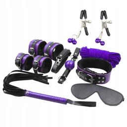 Obsenza&#x20;-&#x20;SecretPlay&#x20;8-Piece&#x20;BDSM&#x20;Set&#x20;Purple&#x20;and&#x20;Black&#x20;for&#x20;Beginners&#x20;and&#x20;Experts&#x20;-&#x20;Image&#x20;1