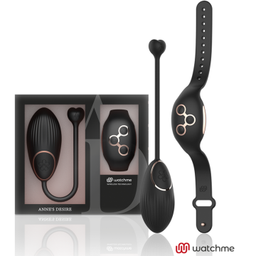 Obsenza - Huevo Control Remoto WatchMe de ANNE'S DESIRE para Placer Total - Negro - Image 1