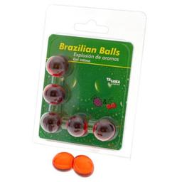 Obsenza - Brasilianische Kugeln mit Erdbeer-Kirsch-Intim-Gel für sinnliche Momente - Image 1
