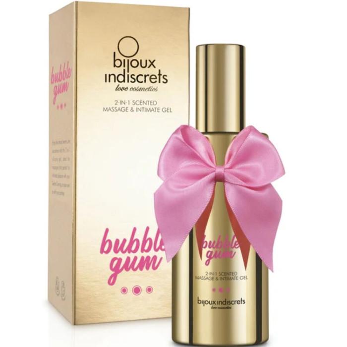 Obsenza - Bijoux Indiscrets Bubble Gum 2-in-1 Silicone Gel for Massages and Lubrication - 100ml - Image 1