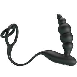 Obsenza - Pretty Love Silicone Cock Ring with Vibrator Plug for Enhanced Pleasure - Image 1