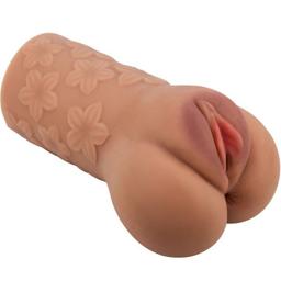 Obsenza - Design de Vagina e Ânus Escarlate com Flores Carne - CRAZY BULL - Image 1