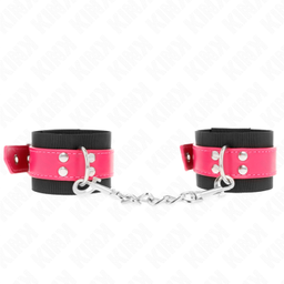 Obsenza - Punhos de Nylon com Cinto de Couro Ajustável KINK para Controle e Estilo - Preto - Image 1