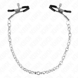 Obsenza - KINK Thick Chain Nipple Clamps 30 cm for Sensual Stimulation - Image 1