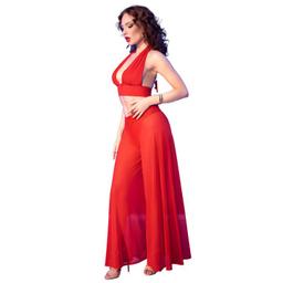 Obsenza - Seductive Red Top and Pants Set by CHILIROSE - Image 1