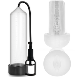 Obsenza - Pump Addicted RX7 Trasparente con Masturbatore per Prestazioni Potenziate - Image 1