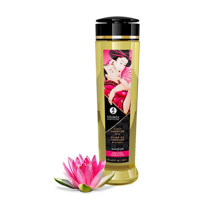 Obsenza - Huile de Massage Érotique Sweet Lotus - Shunga - 10ml - Image 1