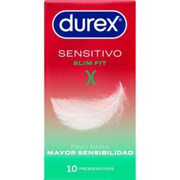 Obsenza - Durex Sensitivo Slim Fit 10 Unidades – Preservativos Finos y Ajustados - Image 1