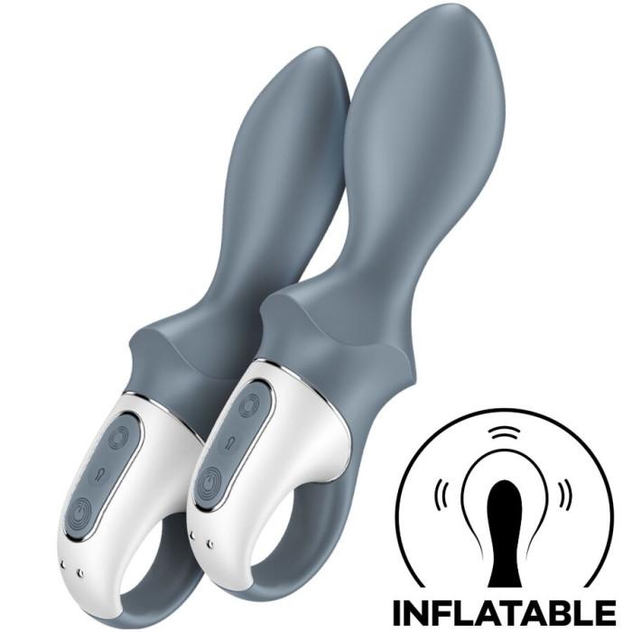 Obsenza - Air pump booty 1 anal inflatable vibrator grey - Image 5