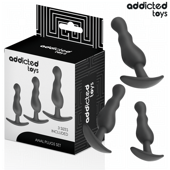 Obsenza - Set of 3 anal plug silicone model 1 - Image 1