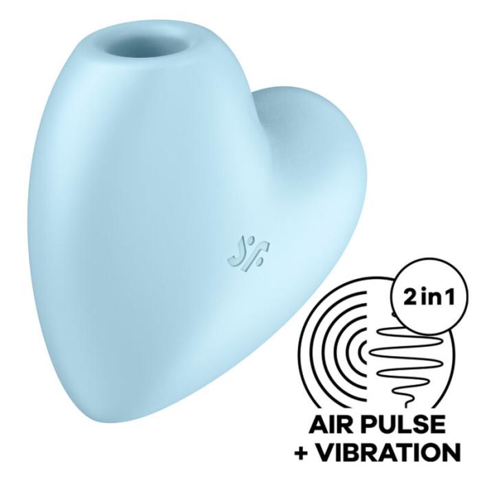 Obsenza - Estimulador y Vibrador Cutie Heart Air Pulse para Clítoris - Image 1