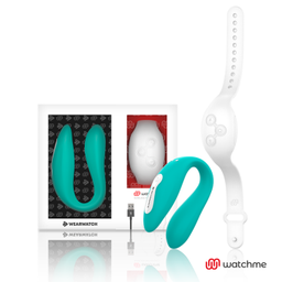 Obsenza - Vibrateur Wearwatch Dual Pleasure Technologie WatchMe Aigue-Marine / Snowy - Image 1