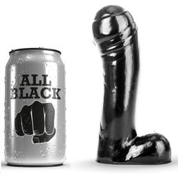 Obsenza - Dildo Negro de 15 cm para Principiantes - ALL BLACK - Negro - Image 1