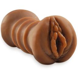 Obsenza - Masturbatore Realistico a Doppia Entrata Vagina e Ano Marrone - Image 1