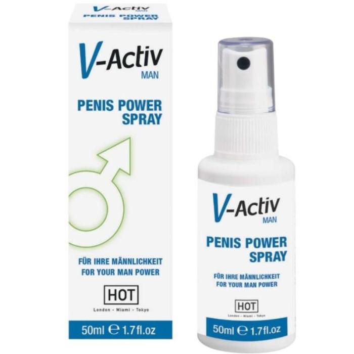 Obsenza - V-Activ Penis Power Spray for Men - Enhance Performance and Pleasure - 50ml - Image 1