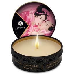 Obsenza - Bougie de Massage Rose Caress by Shunga – Atmosphère Intime et Sensuelle - 30ml - Image 1