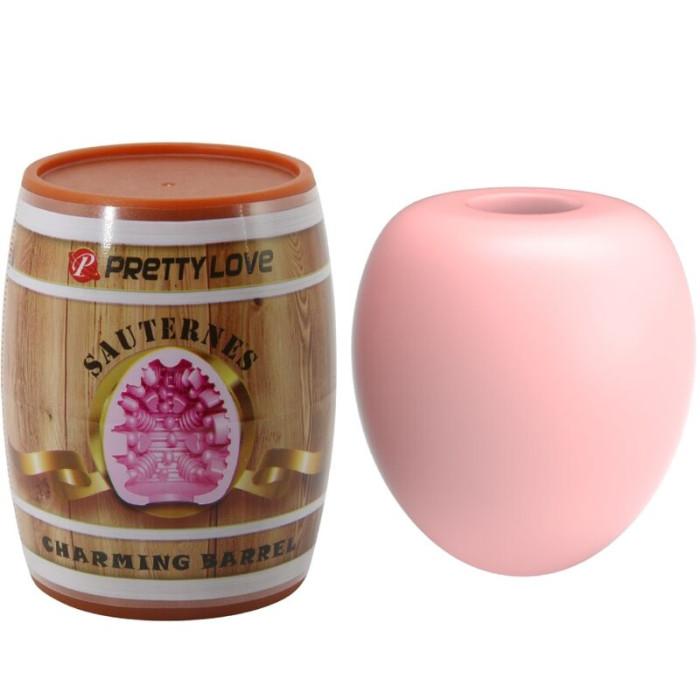 Obsenza - Pretty Love Male Masturbator Egg Model 2 for Intense Satisfaction - Pink - Image 1