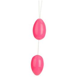 Obsenza - Baile Twins Balls Pink Anal Stimulating Balls for Enhanced Pleasure - Pink - Image 1