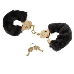 Obsenza - Algemas Peludas Deluxe Fetish Fantasy Gold para Jogos Sensuais - Image 1