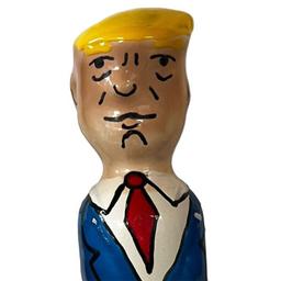 Obsenza - Handpainted novelty condoms grumpy trump - Image 1