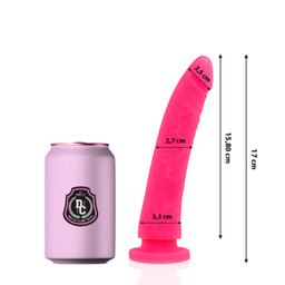 Obsenza - Dildo in Silicone Medico 17 cm x 3 cm – DELTACLUB - Rosa - Image 1