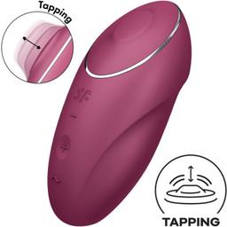 Obsenza - Vibrador Lay-On Satisfyer Tap &amp; Climax 1 con Función Tapping - Image 1