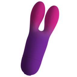 Obsenza - Glo-girl bunny vibrador flexible morado - Image 1