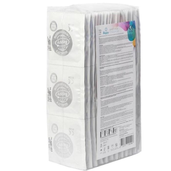 Obsenza - Natural Latex Condoms by Beppy – 72 Count for Safe Intimate Moments - Image 1