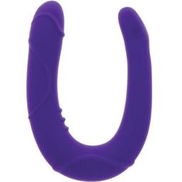 Obsenza - Vogue Mini Double Dong Violet pour Double Pénétration et Plaisir Intense - Violet - Image 1