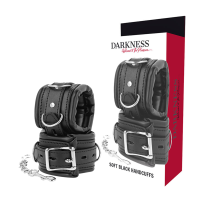 Obsenza - Darkness Padded BDSM Handcuffs for Comfortable Bondage Play - Image 1