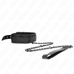Obsenza&#x20;-&#x20;KINK&#x20;Neopren&#x20;Bondage&#x20;Halsband&#x20;mit&#x20;G&#xFC;rtel&#x20;78cm&#x20;Verstellbar&#x20;-&#x20;Image&#x20;1