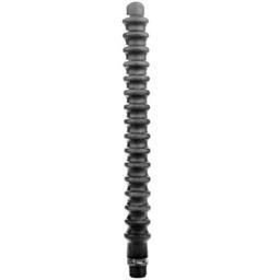 Obsenza - Mega Ripple Shower Anal Silicone 28,5 cm - Segurança e Conforto - Preto - Image 1