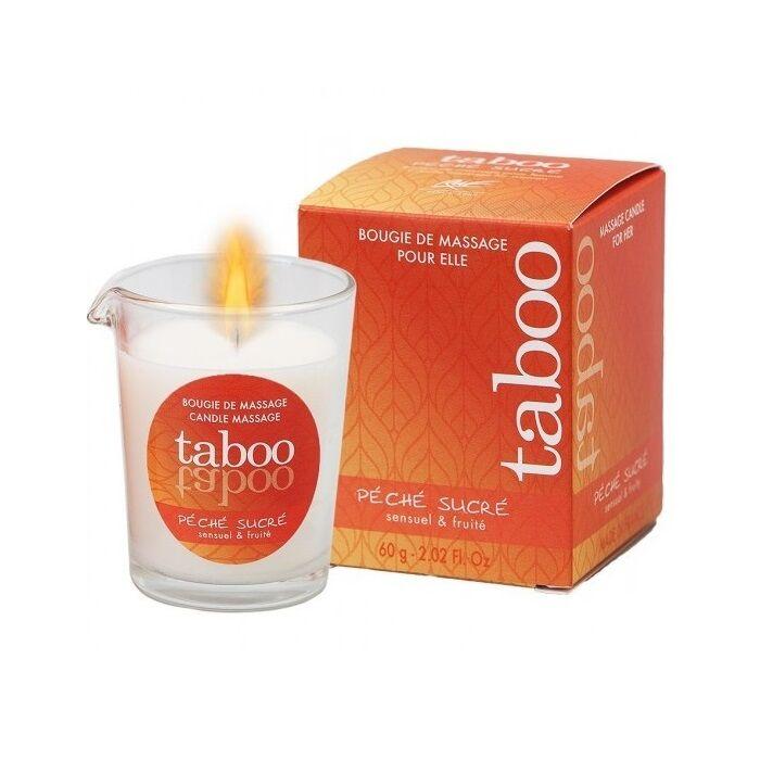 Obsenza - Candela da Massaggio Taboo per Lei con Aroma di Nettarina Peche Sucre - Image 1