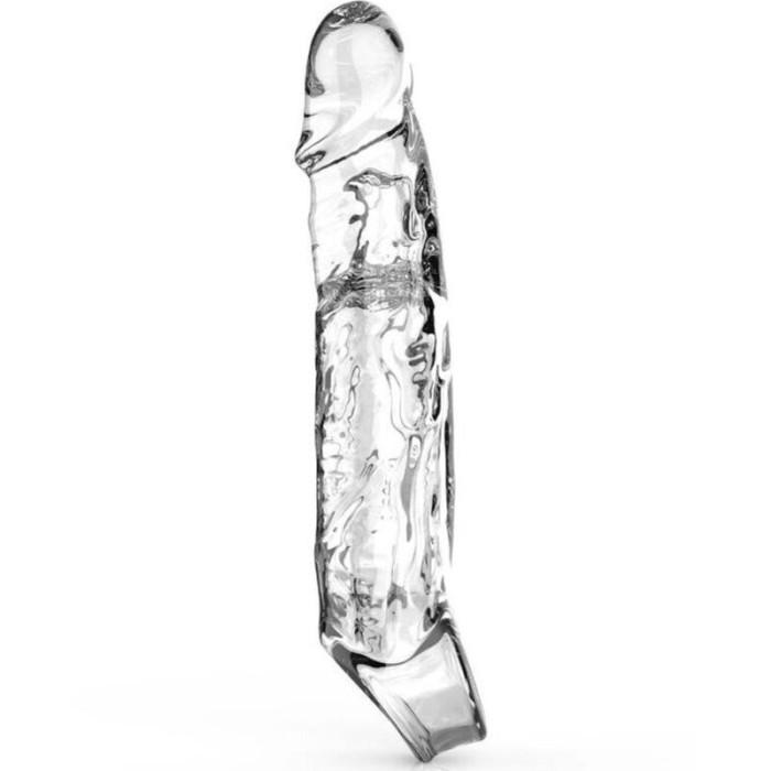 Obsenza - Get Real Extension Sleeve Long 19cm Transparent for Enhanced Pleasure - Image 1