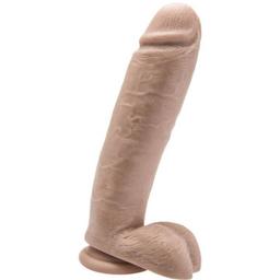 Obsenza - Realistischer Dildo 25,5 cm mit Holenhaut für intensive Stimulation - Natürlich - Image 1