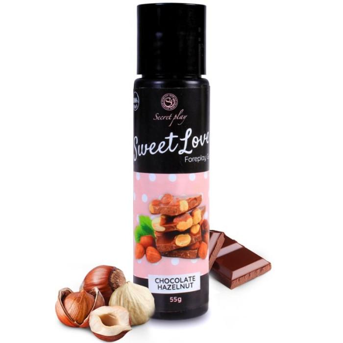 Obsenza - Gel Doce Amor Chocolate com Avelã – Lubrificante Comestível Para Momentos Intensos - 60ml - Image 1